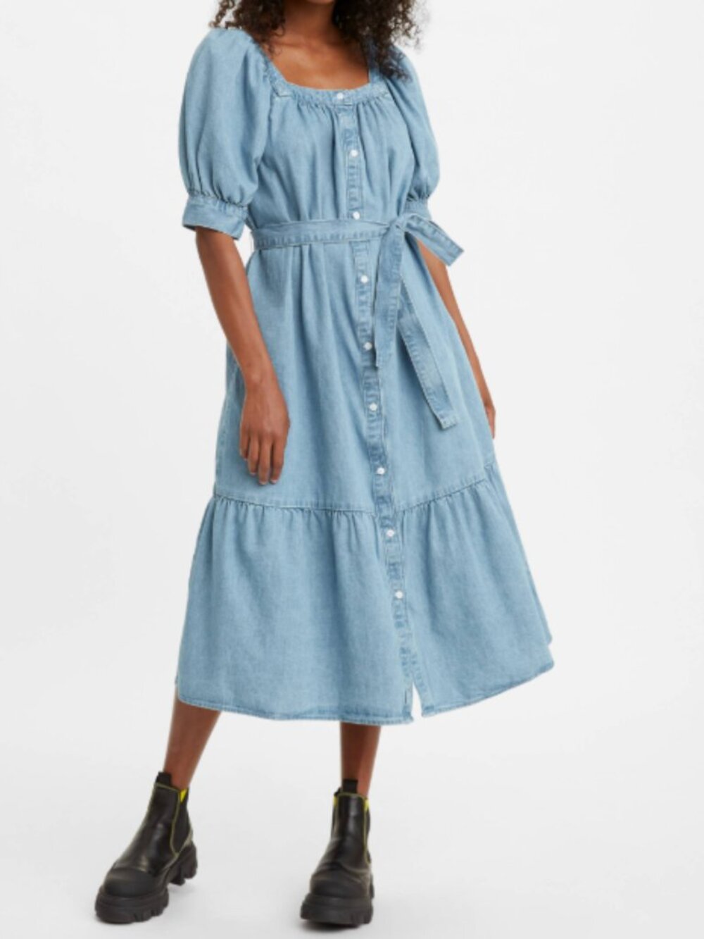 Mika Denim Midi Dress | Levi's | Sz M
